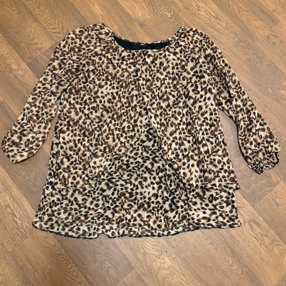 Leopard Print Women's Top